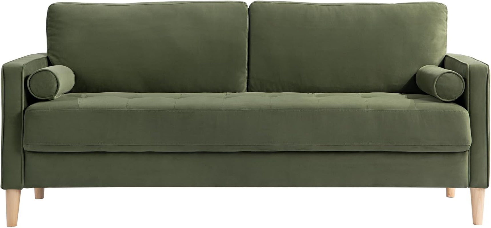 ®-lexington-75-6-sofa-mid-century-modern-pocket-coil-comfort-easy-assembly-velvet-fabric-olive-green
