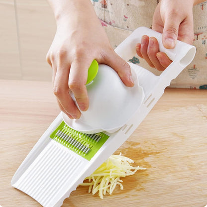 Multifunction Vegetable Slicer with 5 Blades, ABS Stainless Steel9
