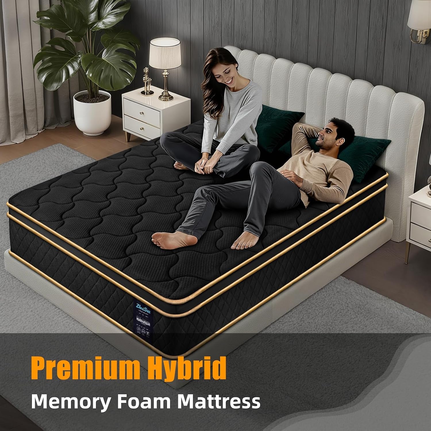 queen-mattress-12-inch-medium-firm-hybrid-mattress-queen-size-memory-foam-pocket-springs-queen-bed-matress-in-a-box-for-all-sleeping-positions-motion-isolation-comfortable-sleep-black-queen-12-inch
