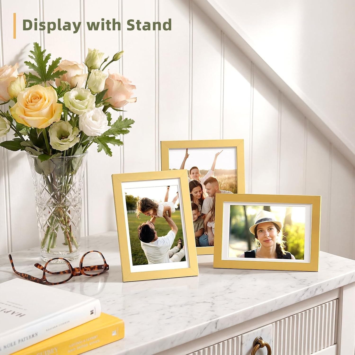 4x6-picture-frame-set-of-5-display-photo-3-5x5-with-mat-or-4x6-without-gallery-wall-frame-set-wall-or-tabletop-display-gold