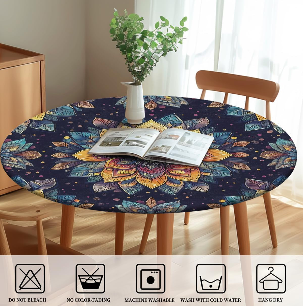 round-tablecloth-stretch-round-fitted-tablecloth-with-elastic-boho-waterproof-table-cloth-for-31-35-round-table-36inch