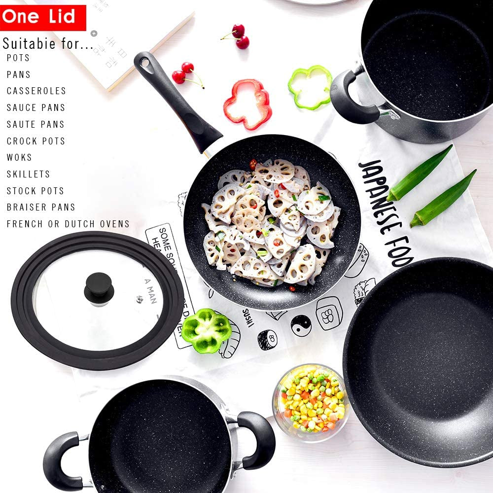 universal-lid-for-pots-pans-and-skillets-tempered-glass-with-heat-resistant-silicone-rim-fits-10-5-11-and-12-diameter-cookware-black