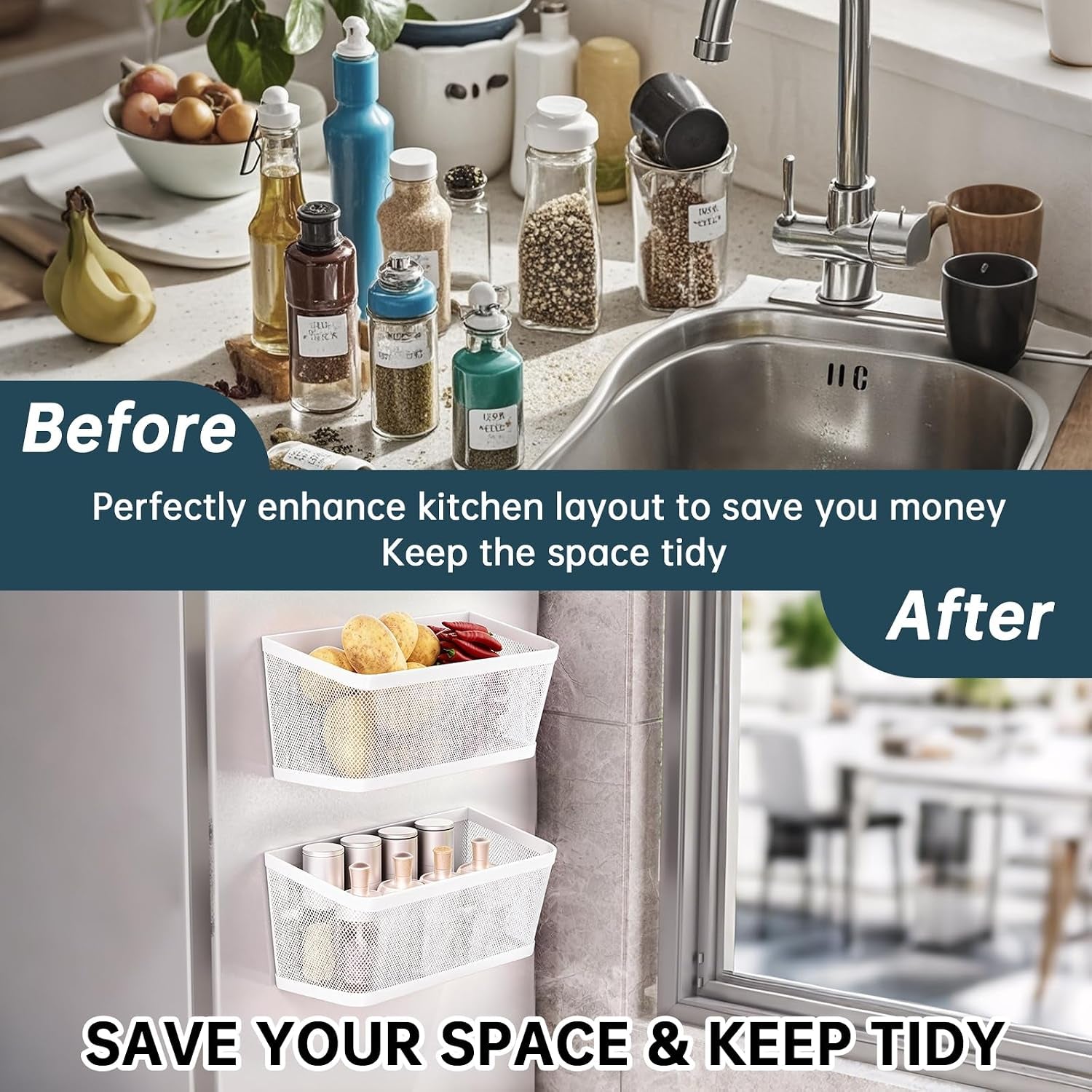 2pcs-magnetic-spice-rack-for-refrigerator-white-magnetic-shelves