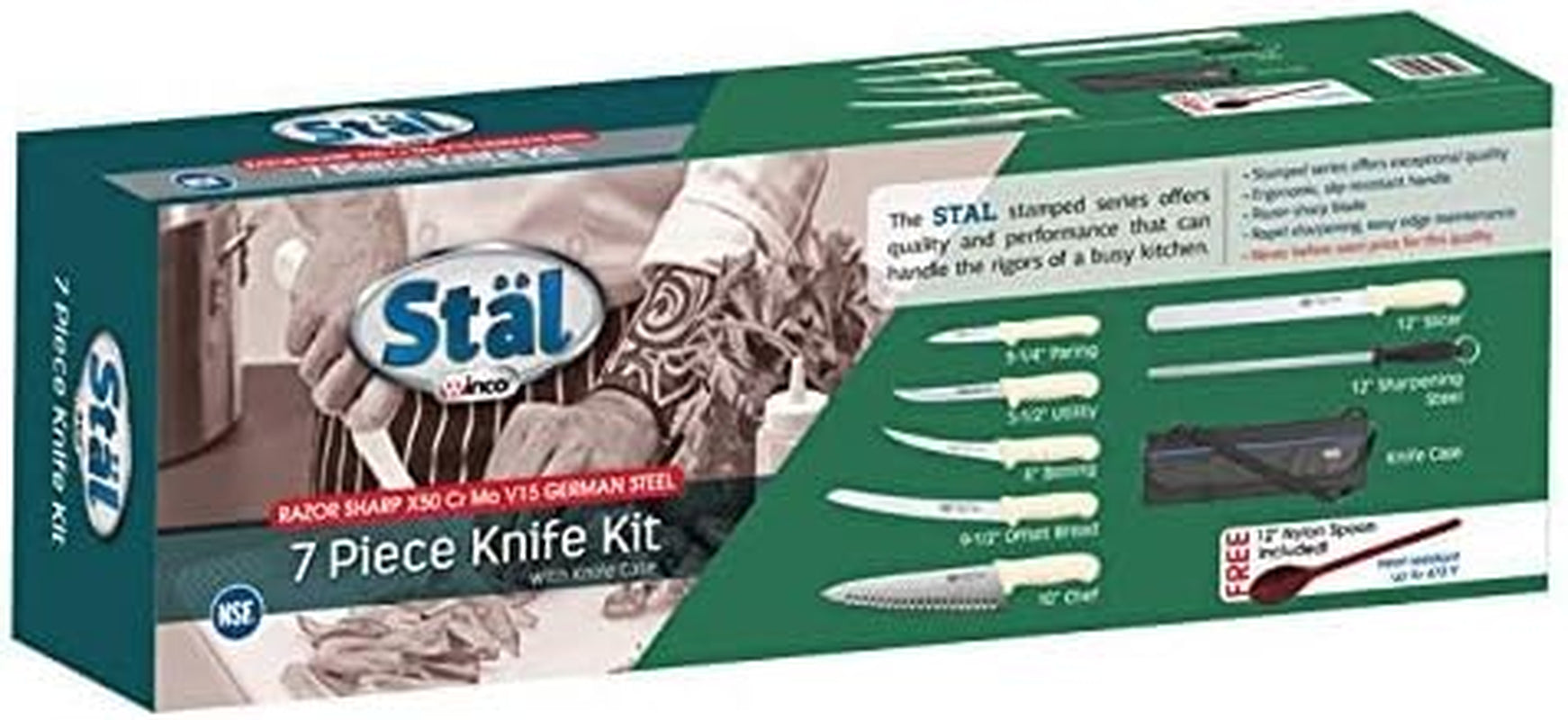 kwp-kit1-7-piece-stal-cutlery-set-with-storage-bag-nsf-knife-set-kitchen-knives