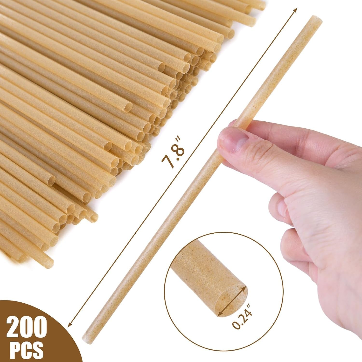 sugarcane-straws-200pcs-drink-straws-disposable-for-hot-cold-drinks-100-plant-reusable-sturdy-no-odor-suitable-for-10-to-50-coffee-cocktail-juice-home-favor-the-beach-party