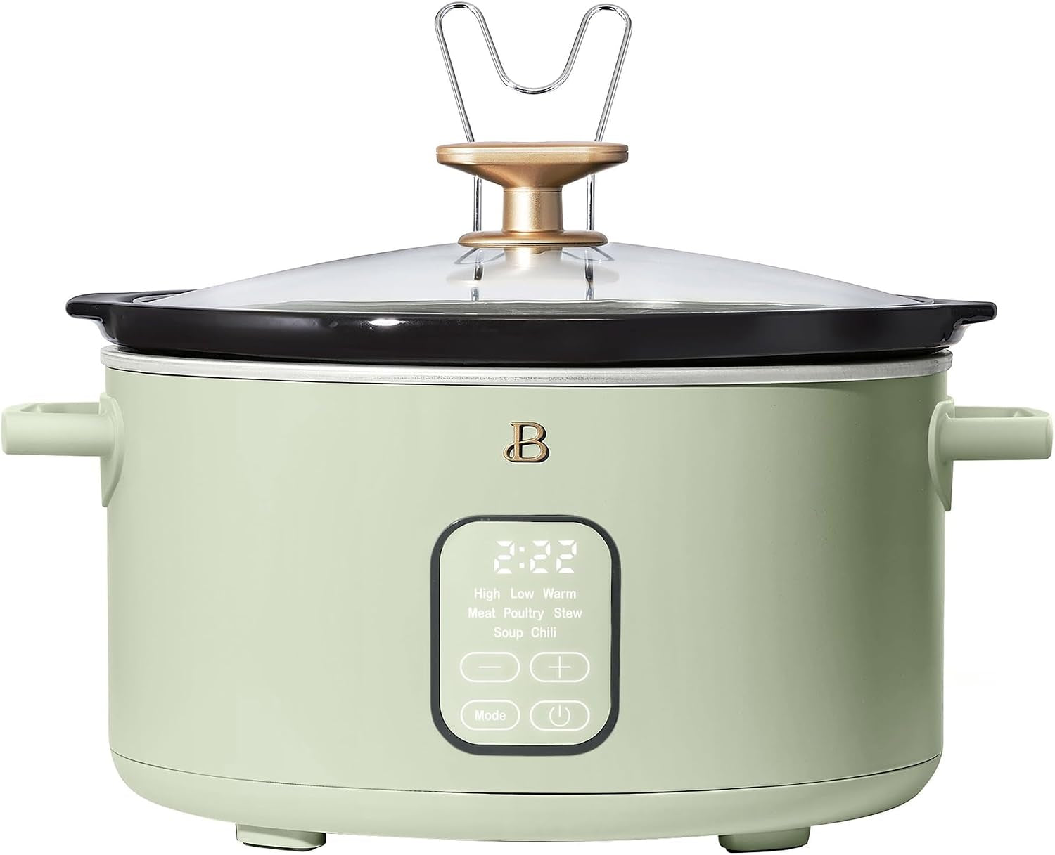 6-quart-programmable-slow-cooker-with-24-hour-timer-auto-warm-5-presets-for-meat-poultry-stew-soup-chili-dishwasher-safe-ceramic-pot-glass-lid-digital-display-sage-green