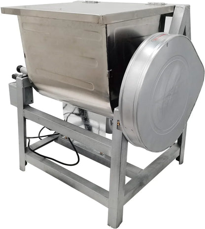 Commercial 15KG Dough Mixer Machine Electric Flour Mixer with 90 Degree Tilt Bowl for Dough Mixing Kneading Capacity 30QT 1500W9