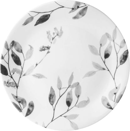 Boutique Misty Leaves 12-Piece Dinnerware Set, Service for 45
