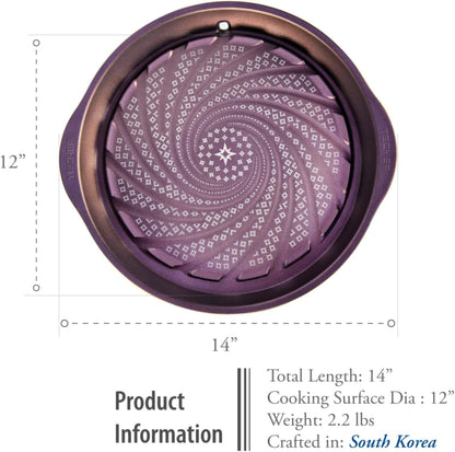 '- Korean BBQ Nonstick Grill Pan, KBBQ Grill Pan, Pfoa-Free, Dishwasher Oven Safe, Made in Korea6