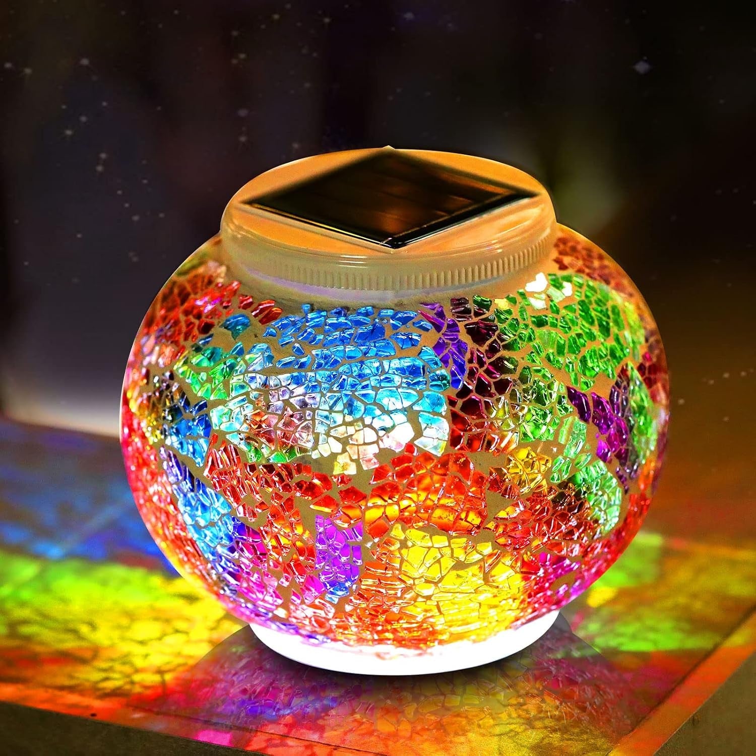 mosaic-solar-lights-outdoor-waterproof-color-changing-table-lamp