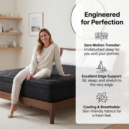 14 Inch Full Size Mattress, Hybrid Memory Foam Mattress4