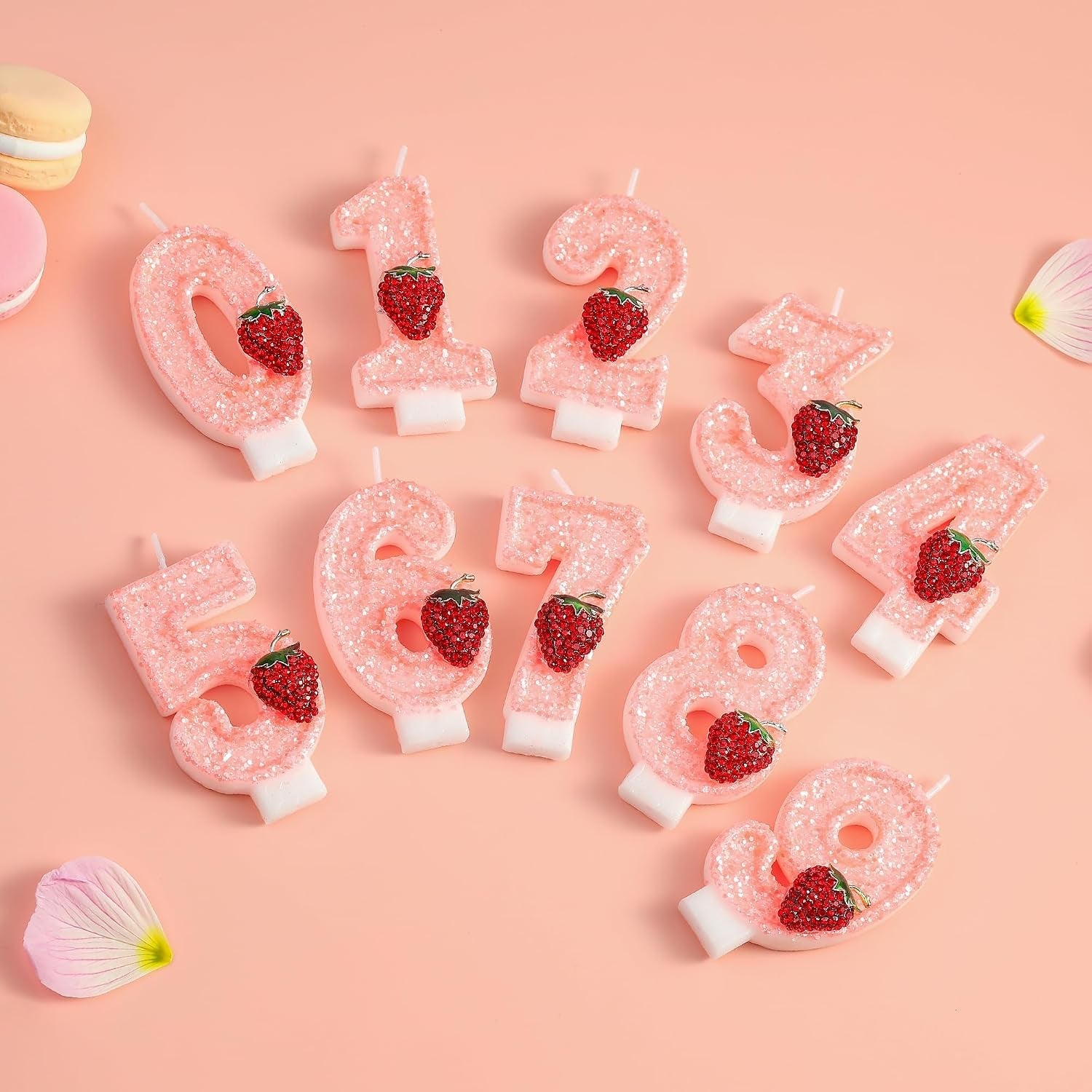number-1-strawberry-birthday-candles-strawberry-themed-number-candles-cake-number-candles-party-celebration