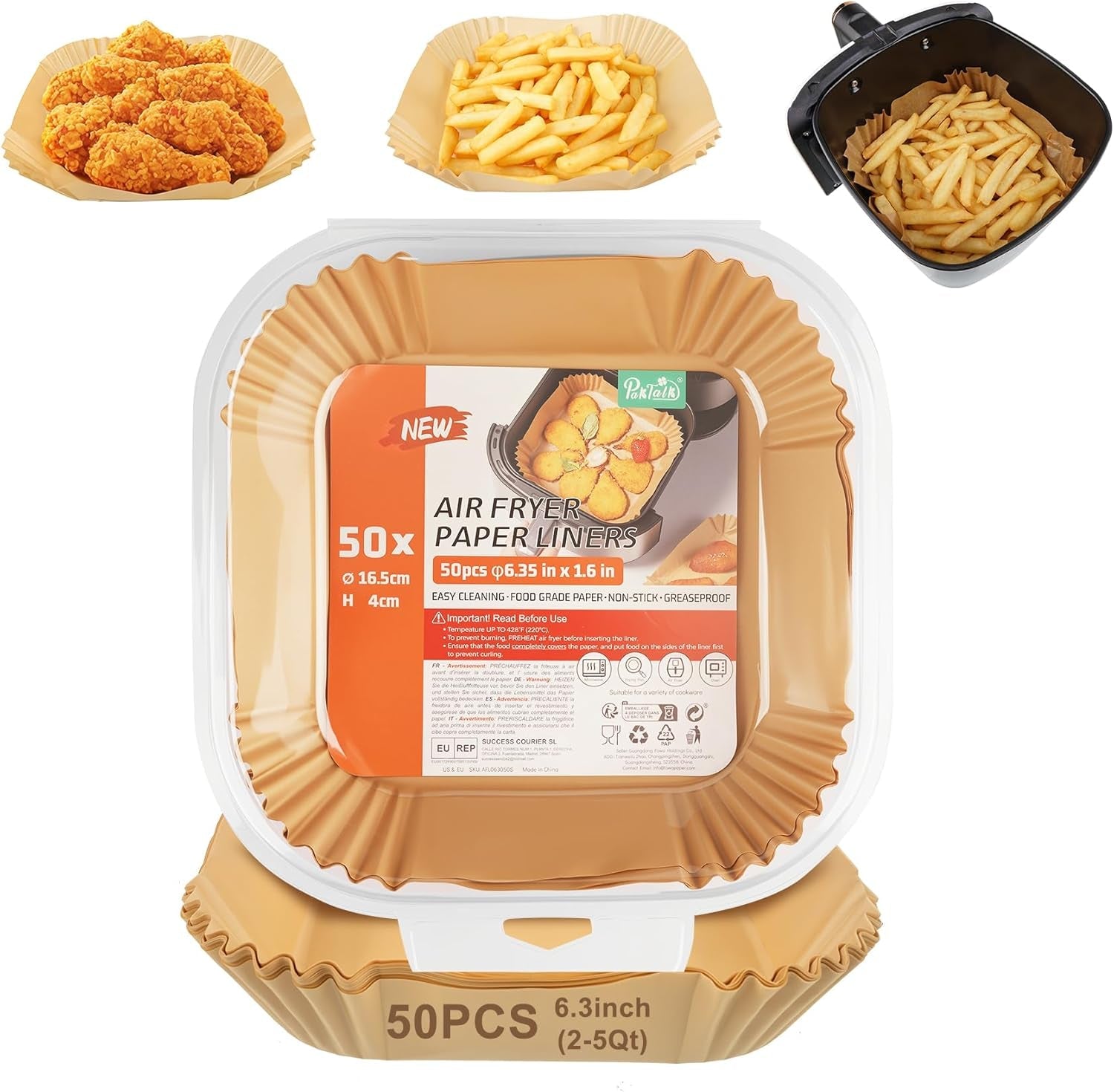 air-fryer-liners-6-3-inch-air-fryer-parchment-paper-liners-heat-resistant-pre-cut-for-easy-clean-fits-2-5qt-air-fryer-baskets-6-3inch-50pcs