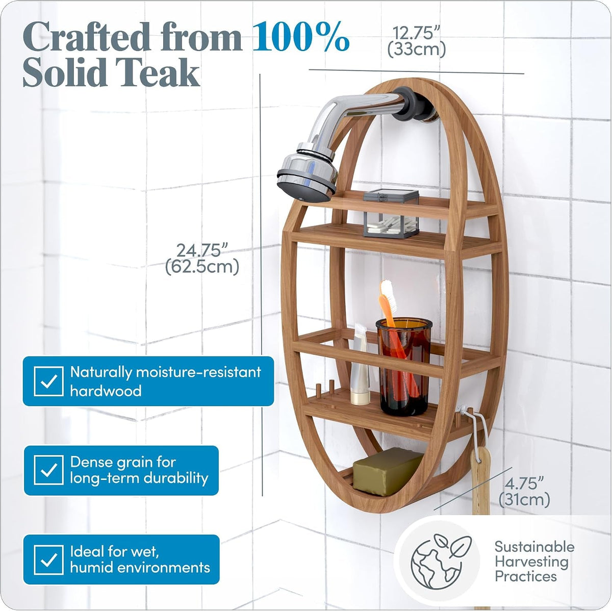 moa-oval-teak-shower-organizer-hanging-caddy-with-hooks