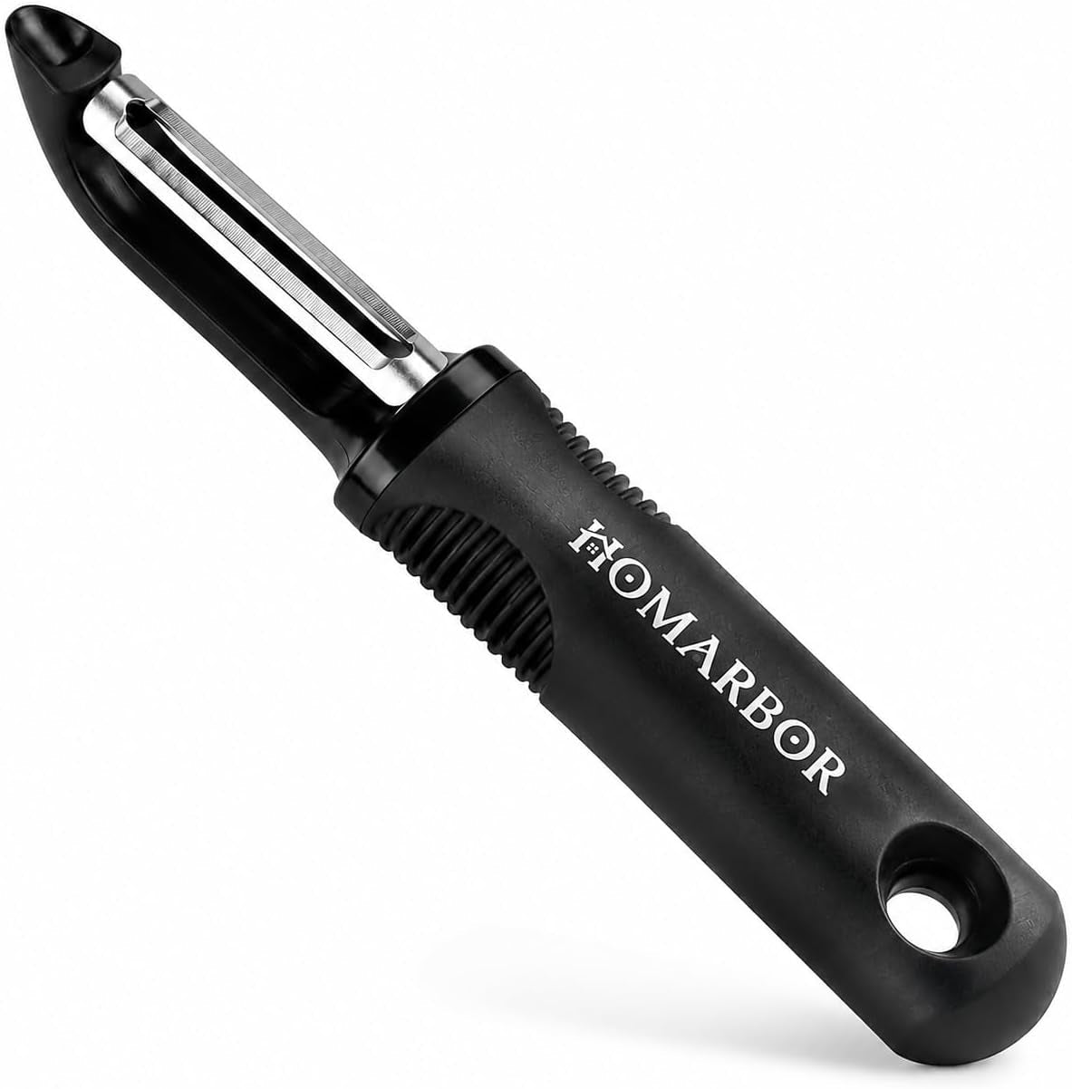 black-premium-vegetable-peeler-ultra-sharp-swivel-stainless-steel-blade-ergonomic-soft-grip-handle-mango-peeler-dishwasher-safe-skin-peeler-for-veggies-fruits-potato-peeler-eye-remover
