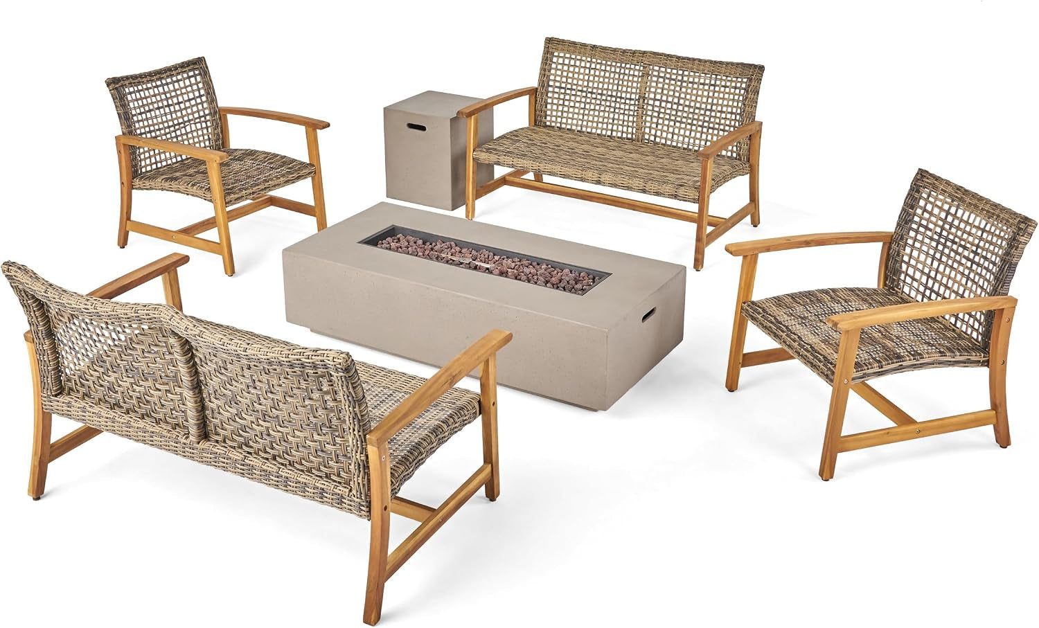 outdoor-6-piece-acacia-wood-and-wicker-conversation-set-with-fire-pit-gray-and-light-gray
