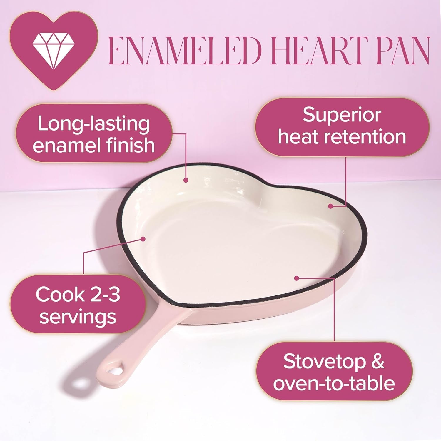 enameled-cast-iron-heart-skillet-pan-superior-heat-retention-oven-safe-long-lasting-enamel-10-inch-pink