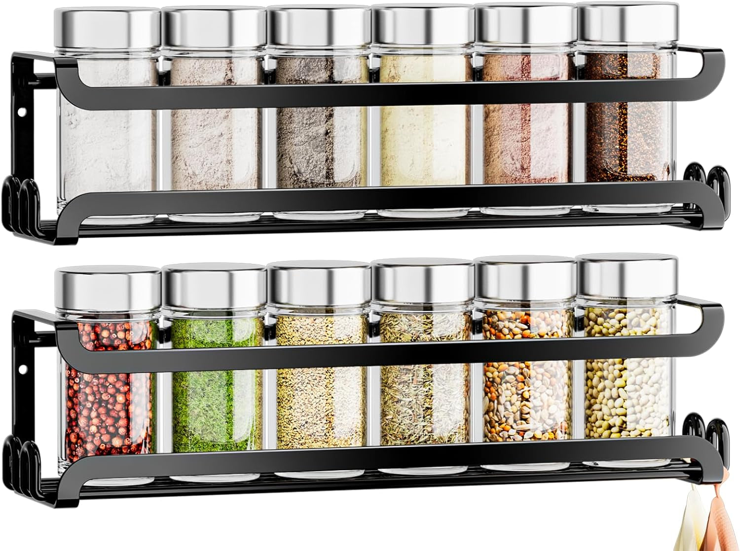 2-pack-wall-mounted-spice-rack-for-spice-jars-seasonings-black