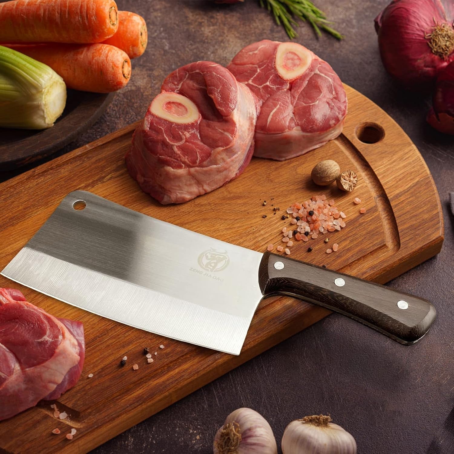 chinese-meat-cleaver-7-bone-knife-full-tang-wengewood-handle-heavy-duty-chopping-knife-for-home-professional-kitchen