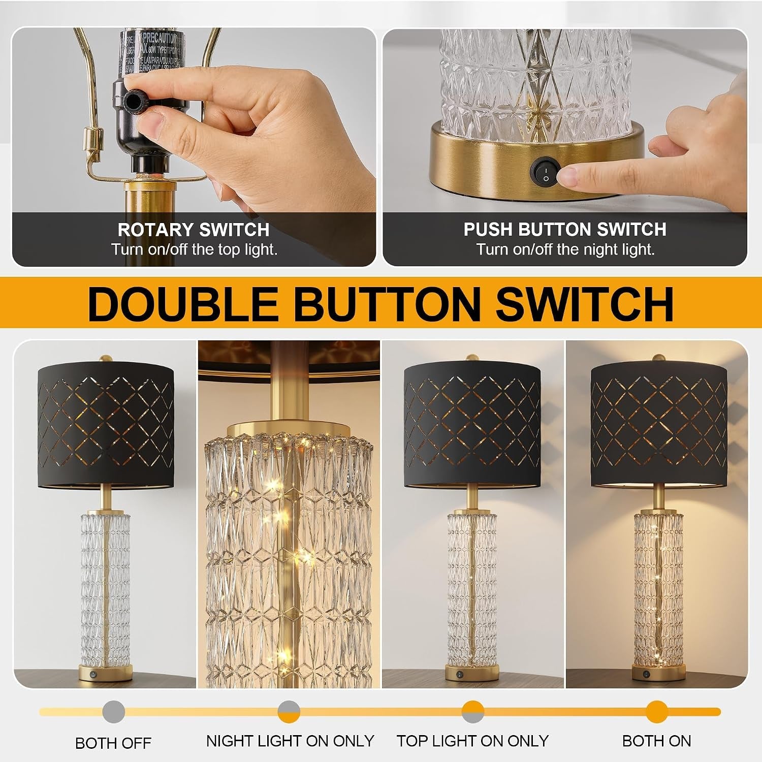 27-75-gold-black-table-lamps-set-of-2-with-nightlight-for-bedside