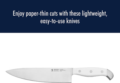 Henckels Statement 15-Pc Knife Set, Razor-Sharp, German Engineered, White | Informed by 100+ Years of Mastery. Dishwasher Safe, Comfortable Grip Ideal for Everyday Cooking. High Quality Stainless Steel9