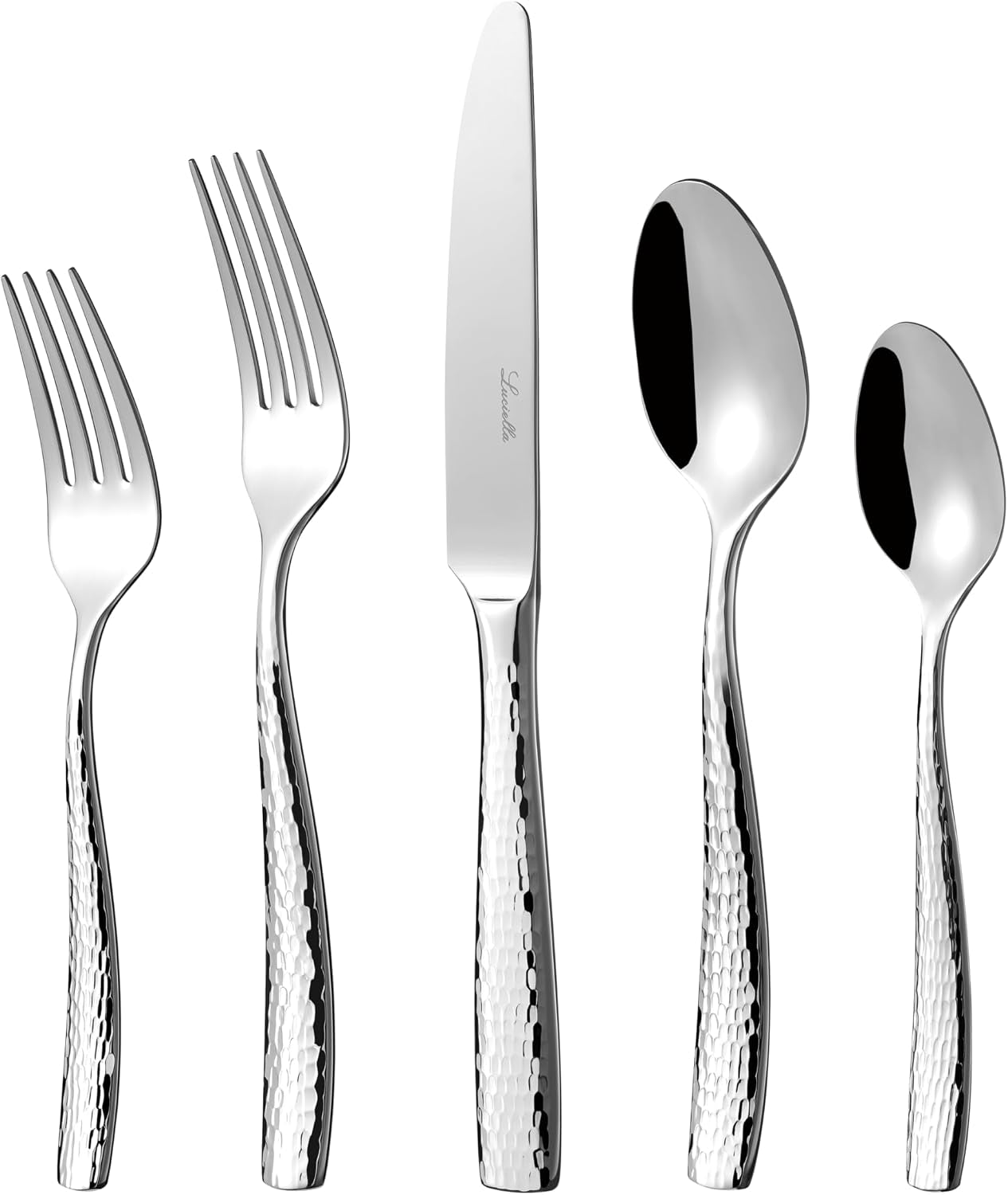 45-piece-hammered-18-10-forged-silverware-set-and-serving-utensils