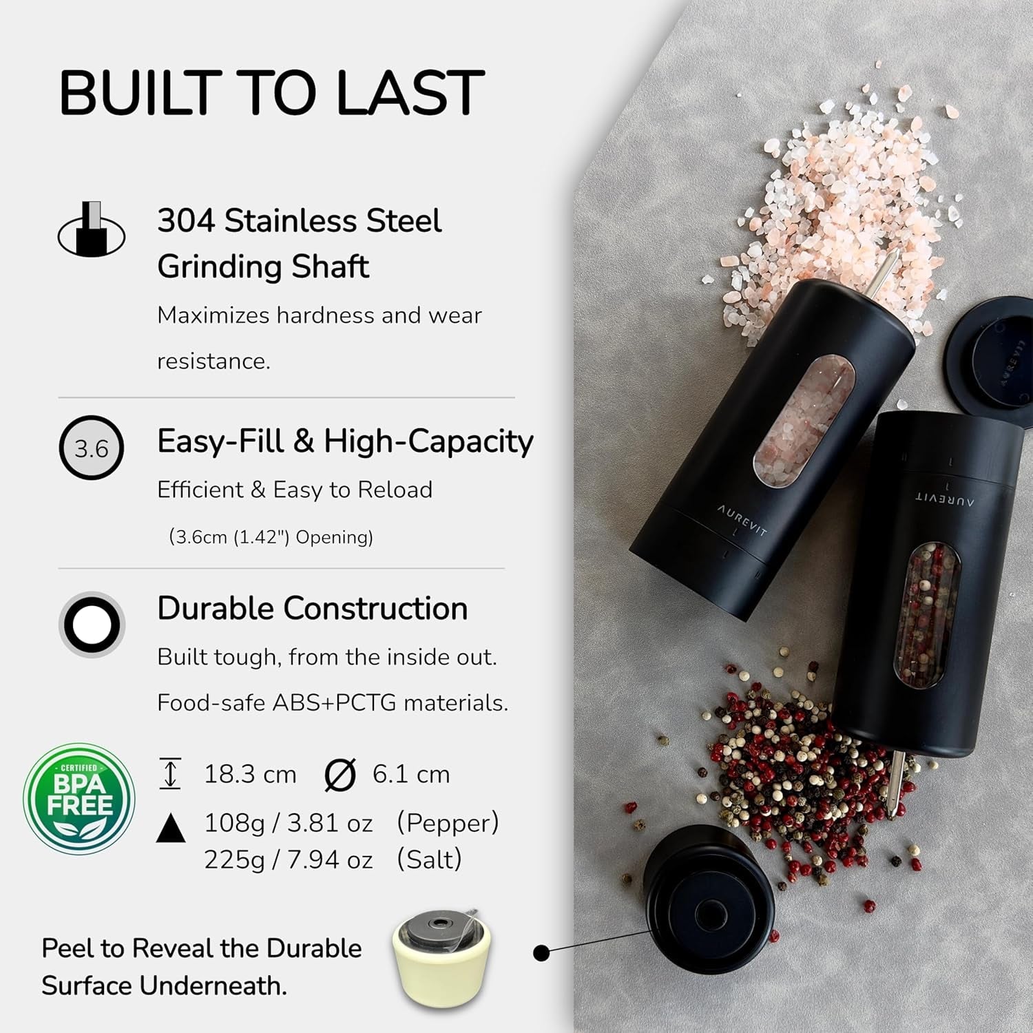 salt-and-pepper-grinder-set-manual-salt-and-pepper-mill-with-ceramic-stainless-steel-core-external-adjustable-coarseness-refillable-durable-2-packs-greige-buttercream
