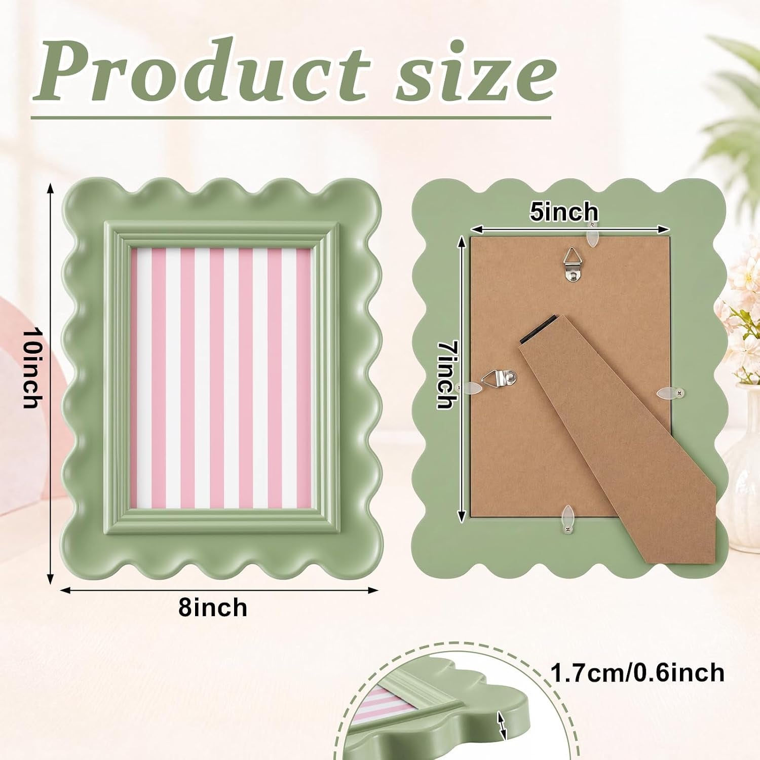 5x7-inches-wavy-scalloped-picture-frame-sage-green
