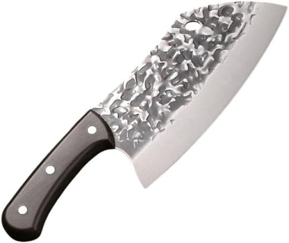 Meat Cleaver, 7.6 Inch Household Handmade Forged Traditional Kitchen Knife Meat and Vegetable Cutter Knives Ultra-Sharp Slicing Knives1