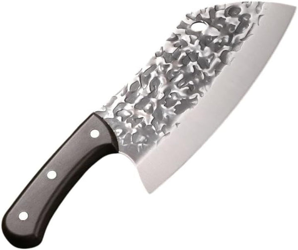Meat Cleaver, 7.6 Inch Household Handmade Forged Traditional Kitchen Knife Meat and Vegetable Cutter Knives Ultra-Sharp Slicing Knives1