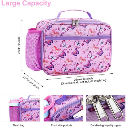 Kids Lunch Bag - Insulated Lunch Box for Boys Girls,Washable Lunch Bag and Reusable Toddler Leak-Proof Lunchbox for School and Daycare6