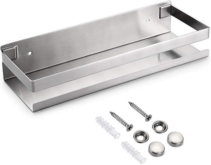 12 Inch Bathroom Shower Shelf Stainless Steel Wall Shower Caddy Rack1