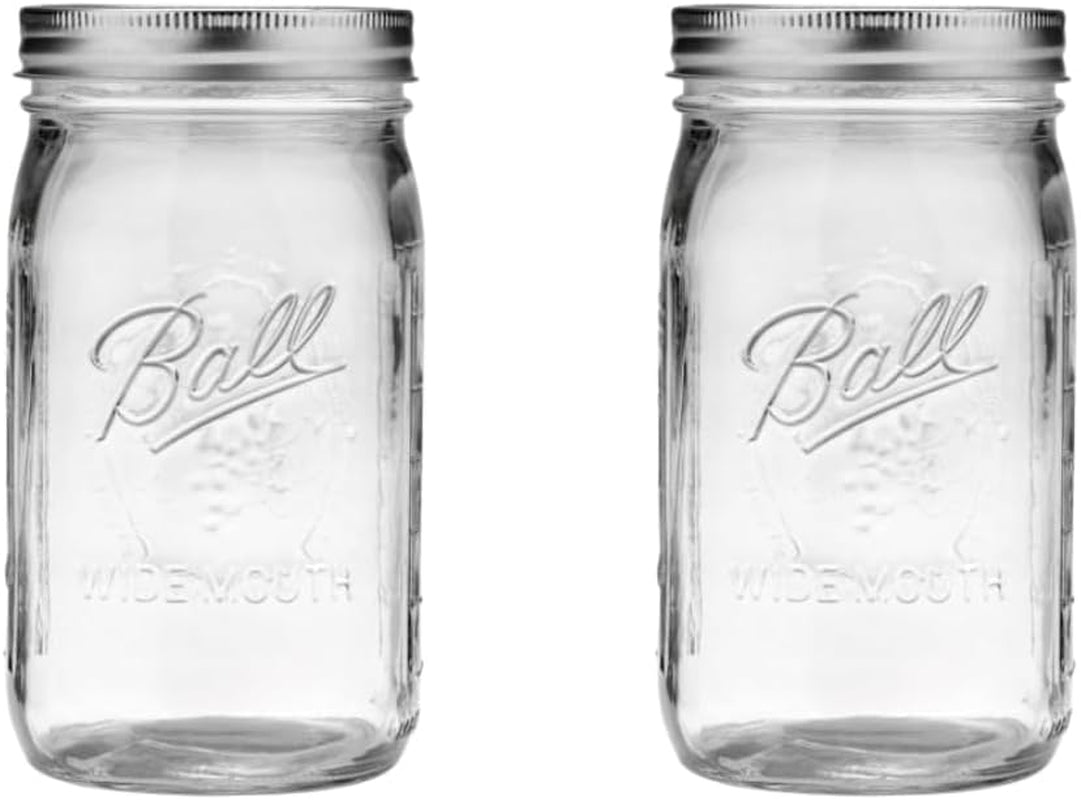 quart-32oz-jar-with-silver-lid-wide-mouth-set-of-2