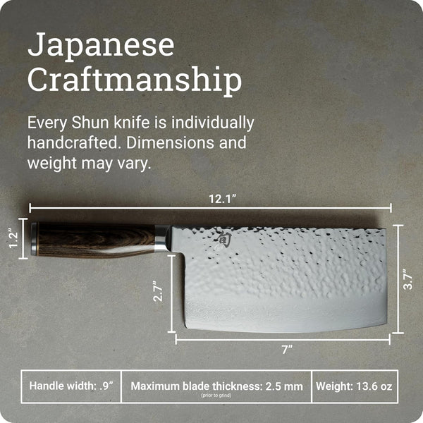 Shun Premier 7" Vegetable Cleaver5