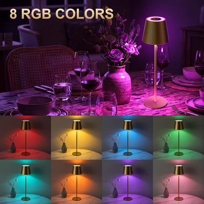 4 Pack Cordless Table Lamp Rechargeable Gold4