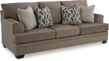 Signature Design by Ashley Stonemeade 3 Seat Chenille Sofa, Nutmeg1