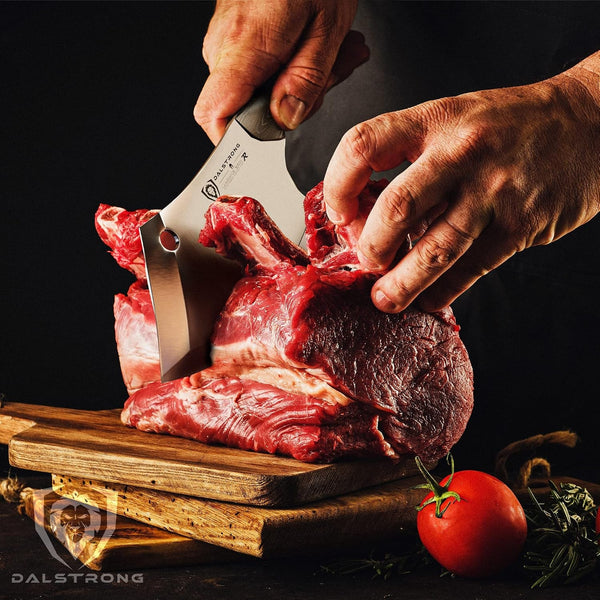 6.5" Mini Rocking Cleaver - 7CR17MOV Steel8