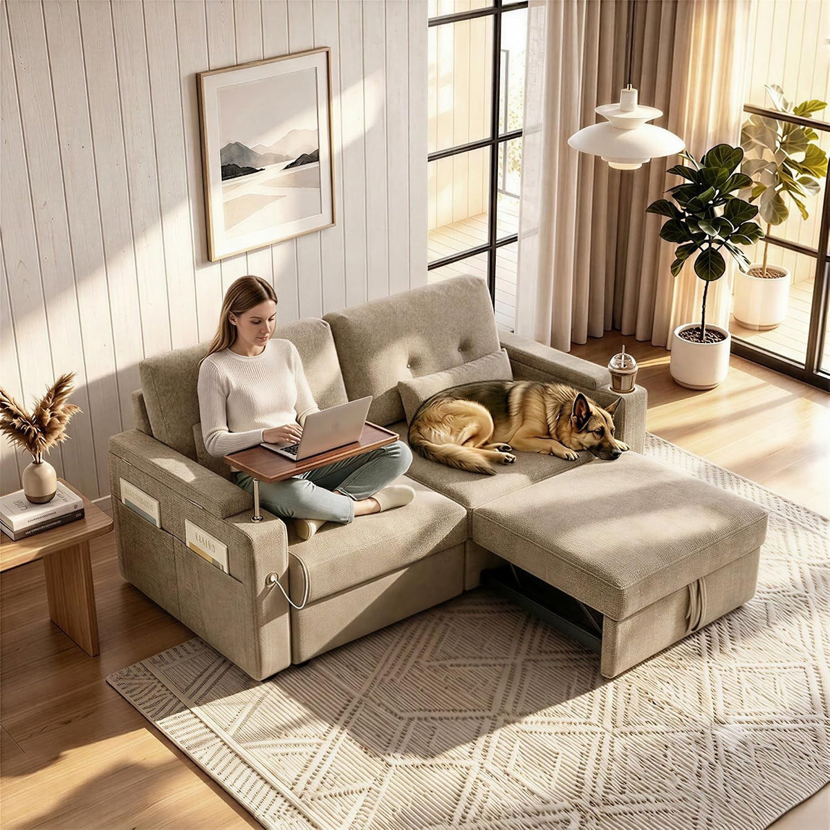 73-sleeper-sofa-convertible-sofa-bed-with-pull-out-couch-khaki