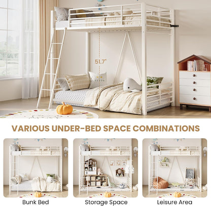 Bunk Bed Twin over Twin Size, CPC Safety Certified, White4