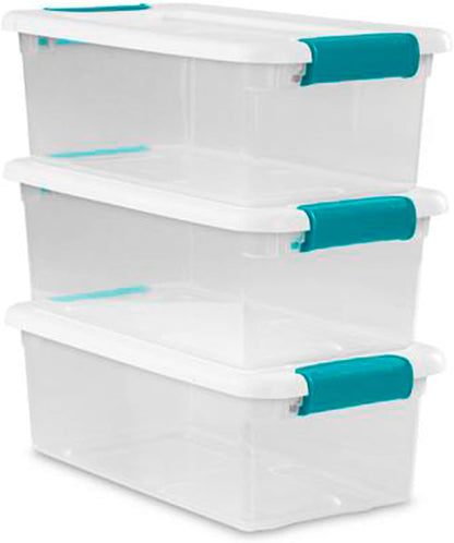 14928012 See Latching Box, Clear, Pack of 15