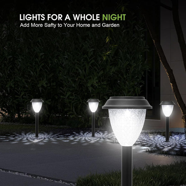 Solar Pathway Lights Outdoor, 10 Pack Solar Lights Outdoor Waterproof for Outside, Garden Decor for Yard, Patio, Landscape, Planter, Walkway, Driveway5