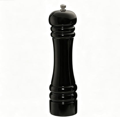 Glossy Pepper Grinder, Adjustable Manual Spice Mill with Ceramic Core for Peppercorns and Sea Salt, Black & White Optional1