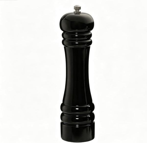 Glossy Pepper Grinder, Adjustable Manual Spice Mill with Ceramic Core for Peppercorns and Sea Salt, Black & White Optional1