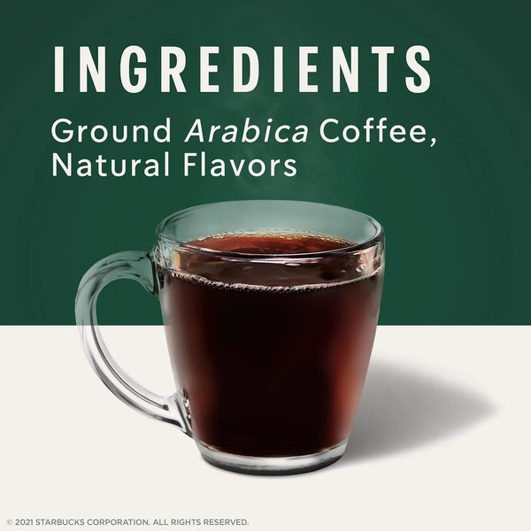 Starbucks K-Cup Coffee Pods, Caramel, 22 Count | 100% Arabica K-Cup Pods for Keurig Brewers; Caramel; 1 Box, 22 Pods2