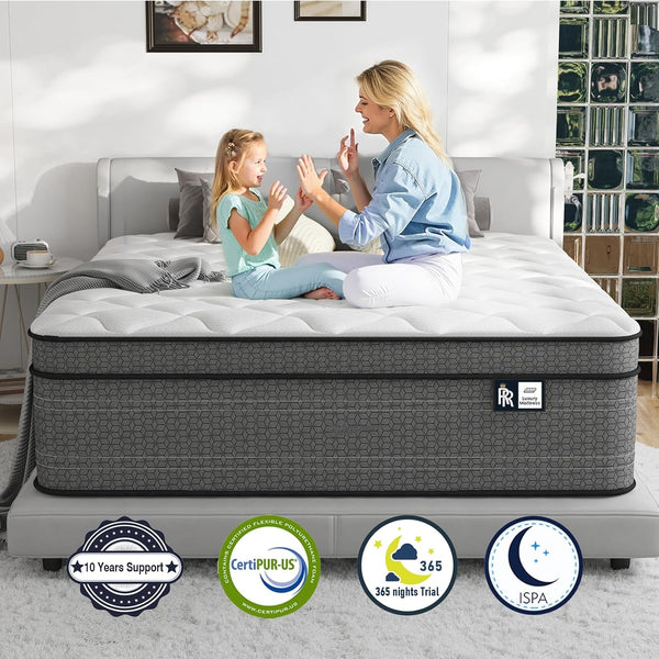 Hotel Level Firm King Size Mattress 12 Inch, Certipur-Us Mattress in a Box7