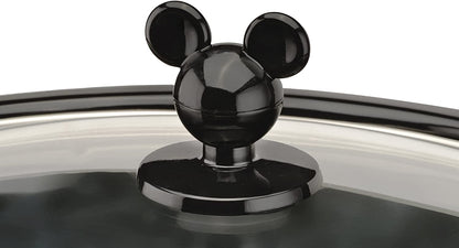 Disney Mickey Mouse 5-Quart Slow Cooker & 20 Ounce Dipper by  - Includes Glass Lids - Kitchen Essential Food Warmers - Large & Small Slow Cooker Set - for Serving and Entertaining | Large & Small Slow Cooker Set with Glass Lids, Kitchen Essential Food Warmers for Serving & Entertaining at Home4