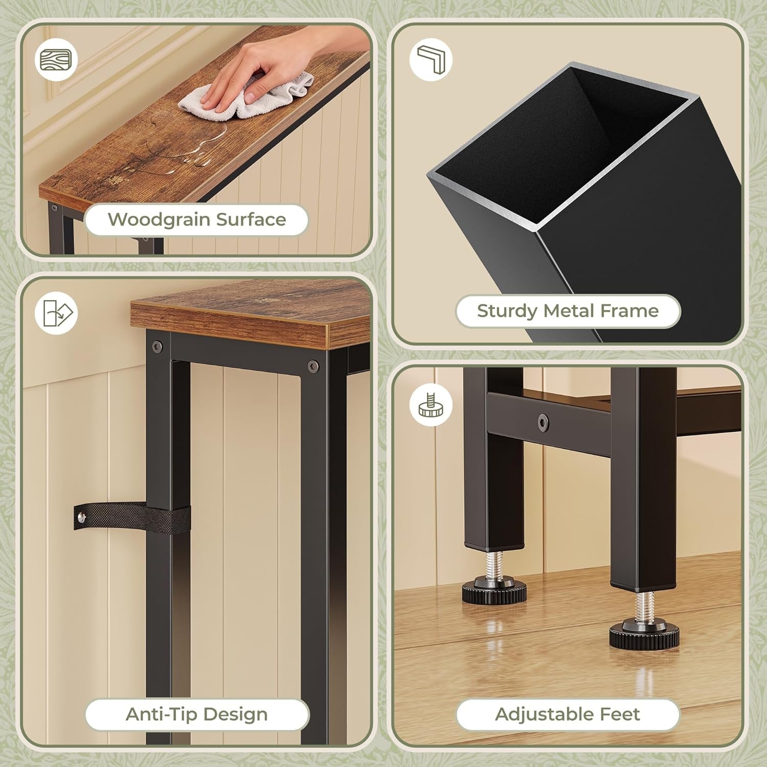 102-4-inch-sofa-table-with-power-outlets-skinny-behind-couch-table-console-table-with-usb-c-ports-23-9-34-4-height-adjustable-range-sofa-tables-narrow-long-for-small-spaces-rustic-brown