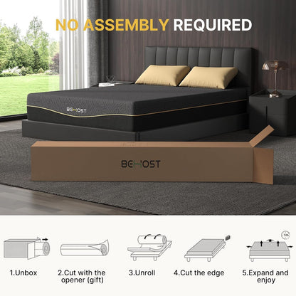 10 Inch Queen Mattress Cooling Memory Foam Mattresses, Medium Firm8