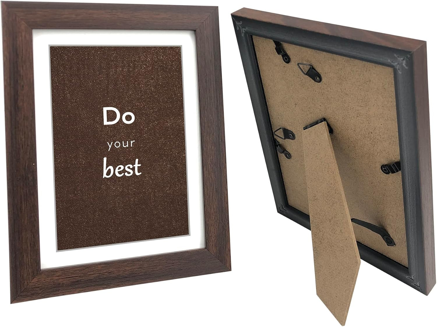 5x7-walnut-picture-frame-set-of-3-with-real-glass-for-pictures-4x6-with-mat-or-5x7-without-mat-wall-or-tabletop-gallery-photo-frames