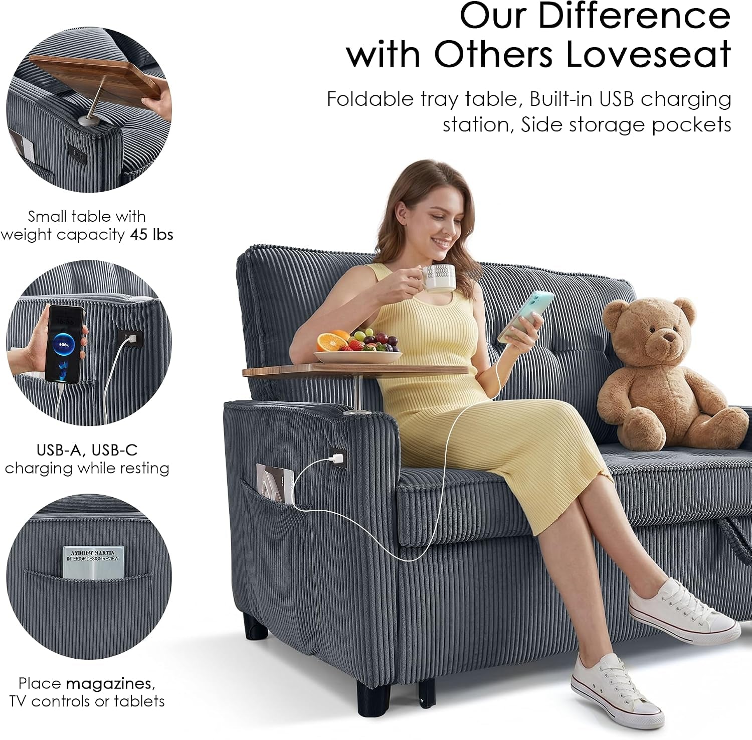 55-sleeper-sofa-bed-convertible-pull-out-couchdarkgrey